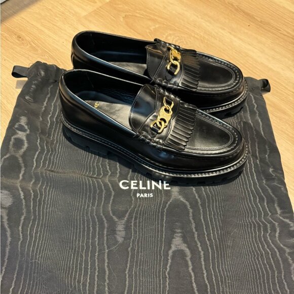 CELINE LOAFERS SIZE 7.5 - Picture 1 of 3